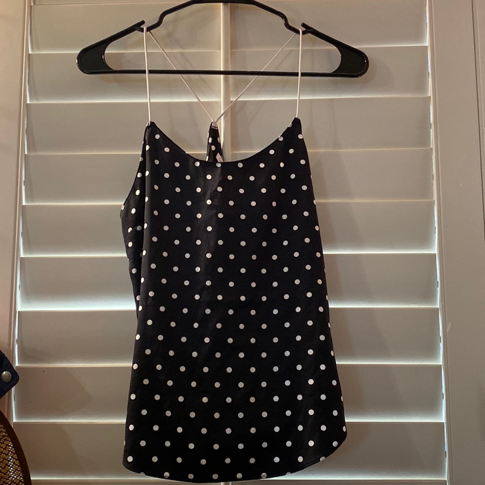 Victoria’s Secret satin polka dot night cami